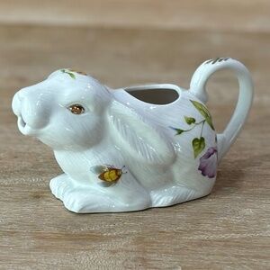 Graces' Teaware Gilded Porcelain Creamer for Easter Tea Coffee🐇